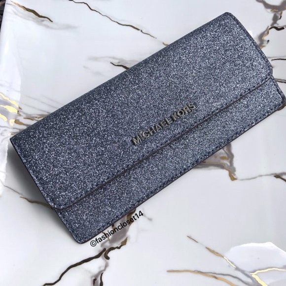 michael kors wallet dusty blue